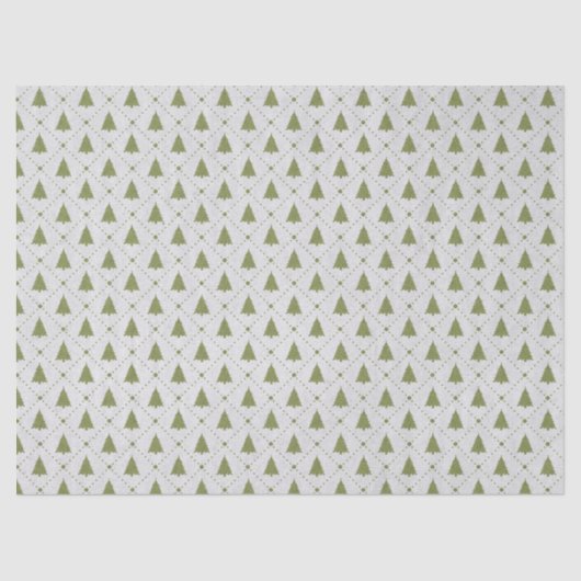 Mini Green-kerstbomen, ontkoppeling Tissuepapier (Voorkant)