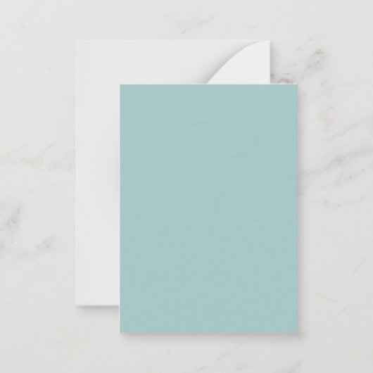 MINI-GROOTTE | Eucalyptus Wedding Save the Date Notitiekaartje (Achterkant)