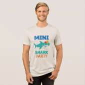 MINI HAIIENPARTY Tri-Blend SHIRT (Voorkant volledig)