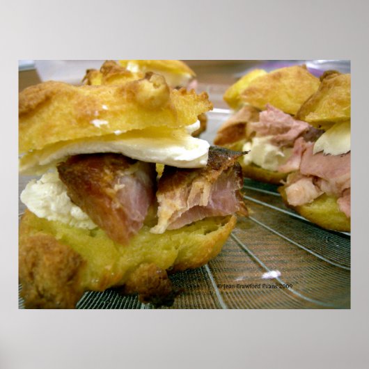Mini-ham en kaassammies poster (Voorkant)