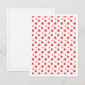 MINI HARTEN 4.25x5.5 Lege Vlakke Kaart Notitiekaartje (Voorkant / Achterkant)