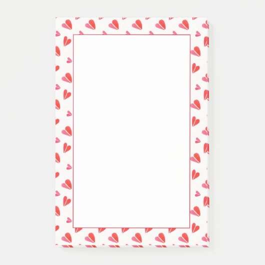 MINI HARTEN 4x6 Post Het Nota Pad Post-it® Notes (Voorkant)