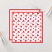 MINI HARTEN 5,25" Vierkante Platte Kaart II (Voorkant / Achterkant in situ)