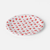 MINI HARTEN 7"Ronde Document Borden Papieren Bordje (Gekanteld)