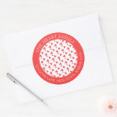 MINI HARTEN Grote Ronde Envelop Afdichtingen / Roo Sticker (Envelop)