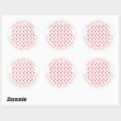 MINI HARTEN Grote ronde envelop afdichtingen Sticker (Vel)