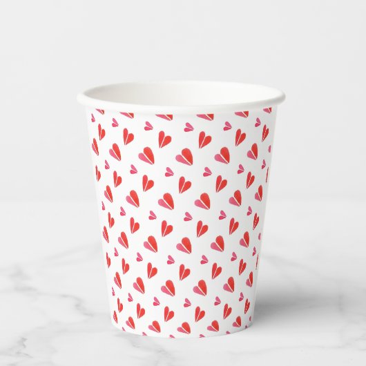 MINI HARTEN Papier Cups Papieren Bekers (Voorkant)
