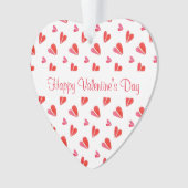 MINI HARTEN Valentijn Acryl Hart Ornament (voorkant)