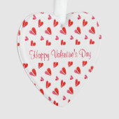 MINI HARTEN Valentijn Acryl Hart Ornament (voorkant)