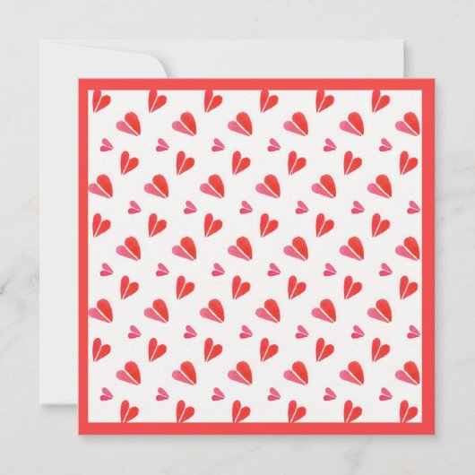 MINI HARTJES 5.25" Vierkante Platte Kaart II (Voorkant)