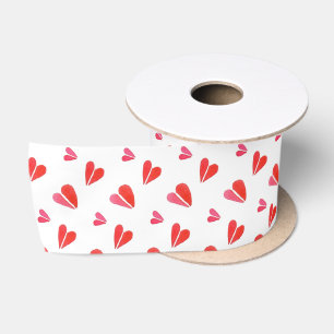 MINI HARTJES 7,5 cm Satijnen Lint