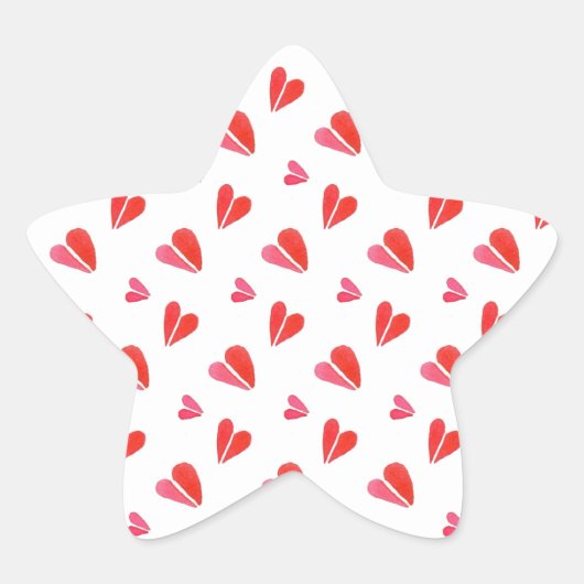 MINI HARTJES Sterretjesstickers Ster Sticker (Voorkant)