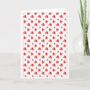 MINI HARTJES Valentijn Feestdagen Kaart