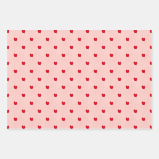 Mini Hartpatroon Inpakpapier Vellen (Voorkant 2)