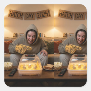 Mini Hatch Celebration – Plezierige sticker