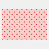 Mini Heart Pattern Wrapping Paper Sheets (Voorkant 2)