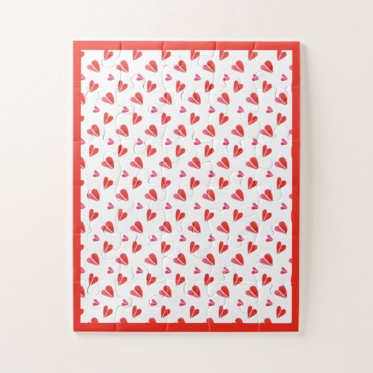 MINI HEARTS 11-inch x14-inch grote stukken puzzel (Verticaal)