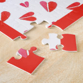 MINI HEARTS 16"X20" Big Piecks Puzzle Legpuzzel (Zijkant)