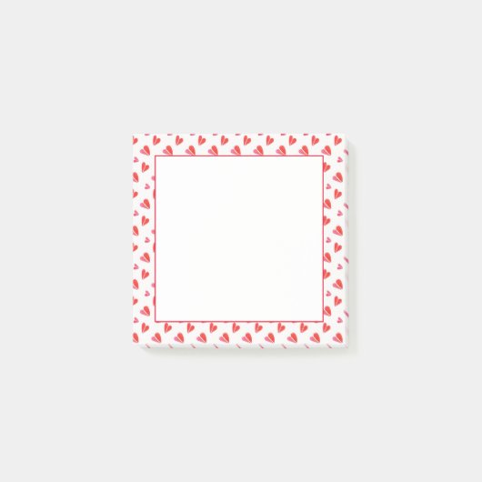 MINI HEARTS 3x3 Post It Note Pad (Voorkant)