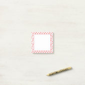 MINI HEARTS 3x3 Post It Note Pad (Op bureau)
