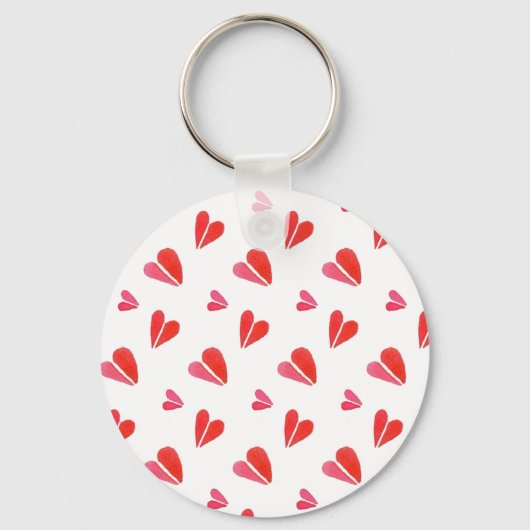 MINI HEARTS Aluminium Sleutelhanger (Voorkant)