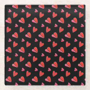 MINI HEARTS II Glas Drink Onderzetter Glazen Onderzetter