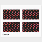 MINI HEARTS II Rechthoek Stickers (Vel)