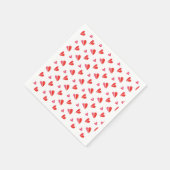 MINI HEARTS Standard Cocktail Paper Napkins Servet (Hoek)