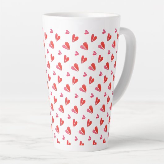 MINI HEARTS Tall Latte Mok (Rechterhoek)
