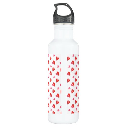 MINI HEARTS Water Fles (Achterkant)