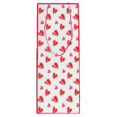 MINI HEARTS Wine Gift Bag Wijn Cadeautas (Achterkant)