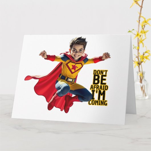 Mini Hero Mischief Kaart (Gele Bloem)