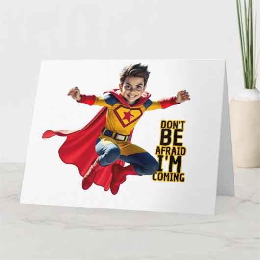 Mini Hero Mischief Kaart (Voorkant)