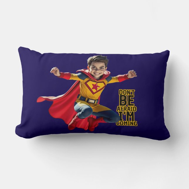 Mini Hero Mischief Kussen (Voorkant)