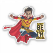 Mini Hero Mischief Sticker (Voorkant)