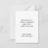 MINI | Het manuscript weg in een Manger Lyrics Hol Notitiekaartje (Achterkant)