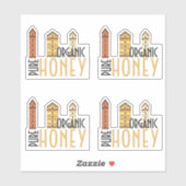 Mini Hives Pure Organic Honey Clear Label (Vel)