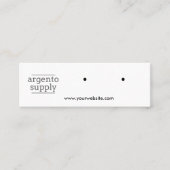 Mini horizontale oorring Kaart Mini Visitekaartje (Voorkant)