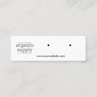 Mini horizontale oorring Kaart Mini Visitekaartje