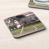 Mini Horse in de Liberty Class Bier Onderzetter (Linkerzijde)