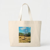 Mini Horses Grote Tote Bag (Voorkant)