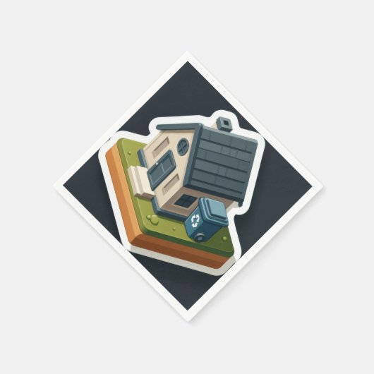 Mini house  servet (Hoek)