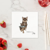 Mini Husky bruiloft Servet (Insitu)