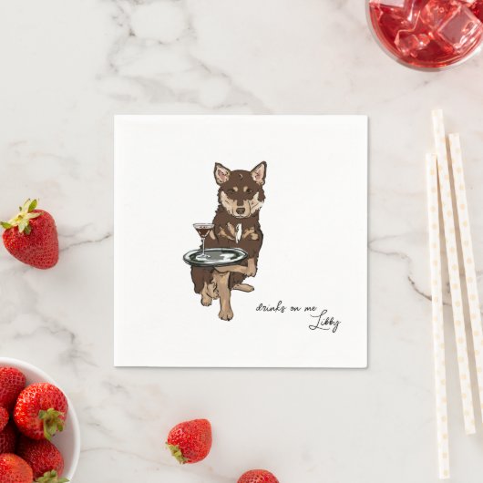 Mini Husky bruiloft Servet (Insitu)