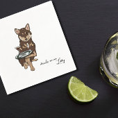 Mini Husky bruiloft Servet