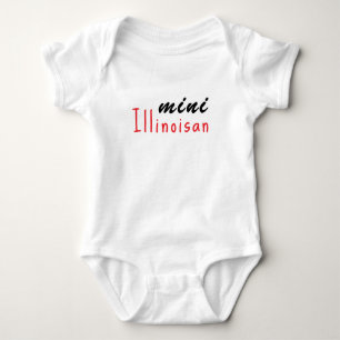 Mini Illinoisan, Baby Cadeau, Meisje, Jongen, Unis Romper