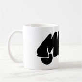 Mini is het woord koffiemok (Links)