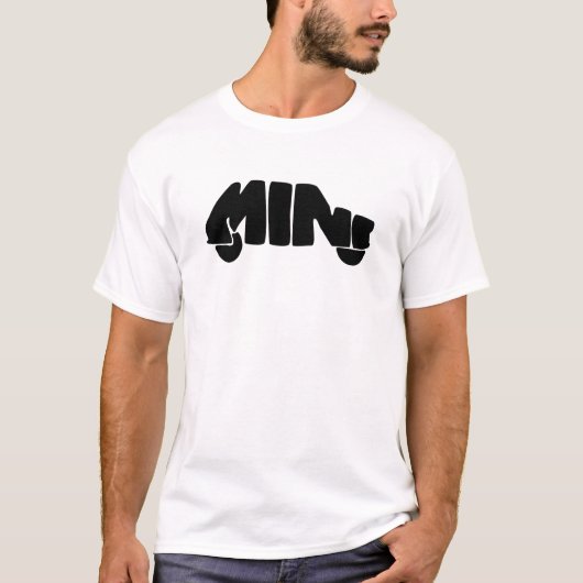 Mini is het woord t-shirt (Voorkant)