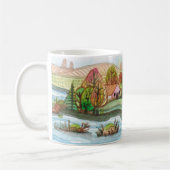 Mini Island Cottage Lakescape Koffiemok (Links)