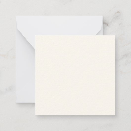 Mini Ivory Certificate of Authenticity for Art  Notitiekaartje (Achterkant)